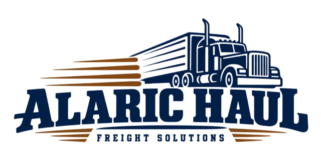 Linehaul Semi Slab Logo design