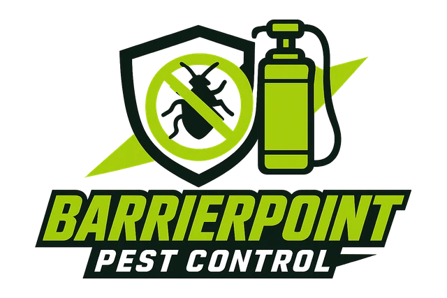 Pest Control Custom Logo Decal: Barrierpoint Pest Control Design