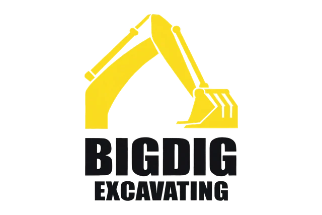 Excavator Arm Block Logo design