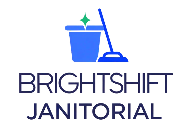 Mop and Bucket Janitorial Logo design