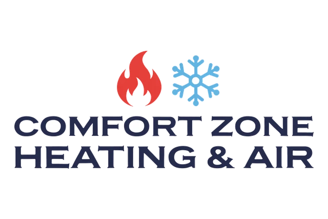Flame and Snowflake HVAC Logo design