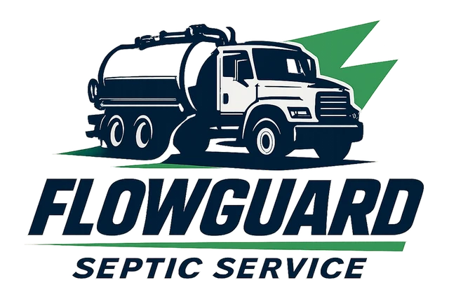 Septic Service Custom Logo Decal: Flowguard Septic Service Design