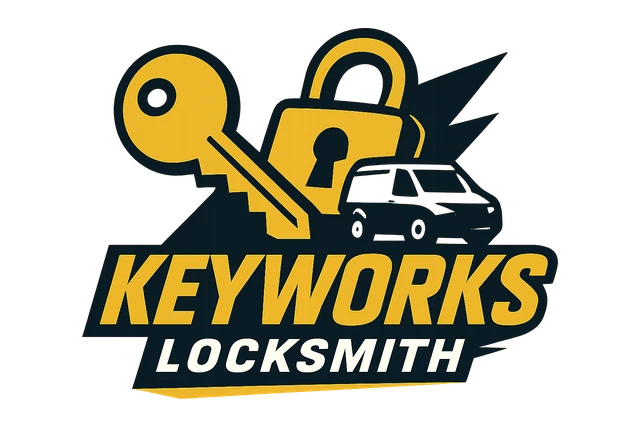 Locksmith Custom Logo Decal: Keyworks Locksmith Design