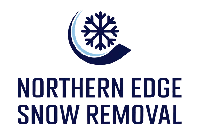 Snowflake Plow Snow Removal Logo design