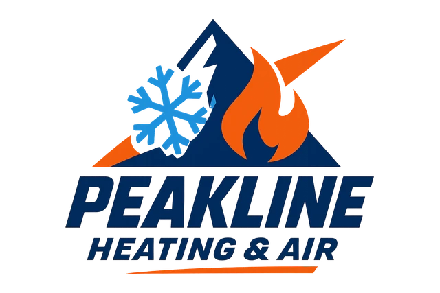 HVAC Custom Logo Decal: Peakline Heating & Air Design