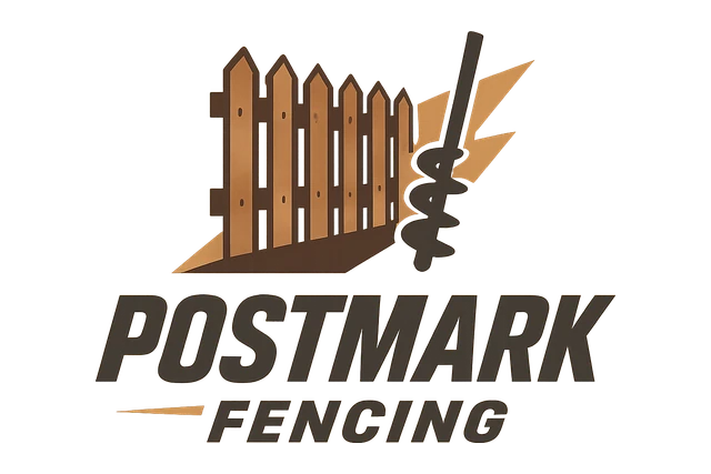 Fencing Custom Logo Decal: Postmark Fencing Design