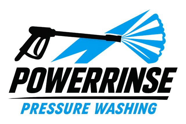 Pressure Washing Custom Logo Decal: Powerrinse Pressure Washing Design