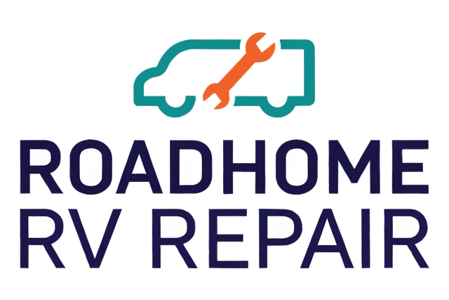 RV Silhouette Repair Logo design