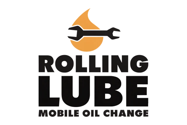 Oil Drop Mobile Oil Change Logo design