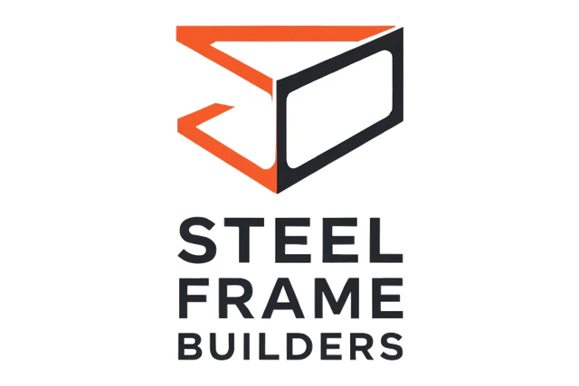 Steel Frame Corner Builders Logo design