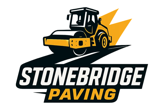 Paving Custom Logo Decal: Stonebridge Paving Design