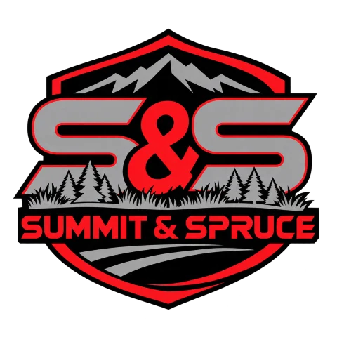 Shield Badge Alpine Logo design