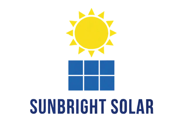 Sun and Panel Solar Logo design