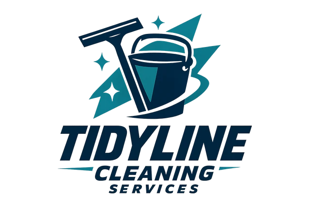 Cleaning Custom Logo Decal: Tidyline Cleaning Services Design