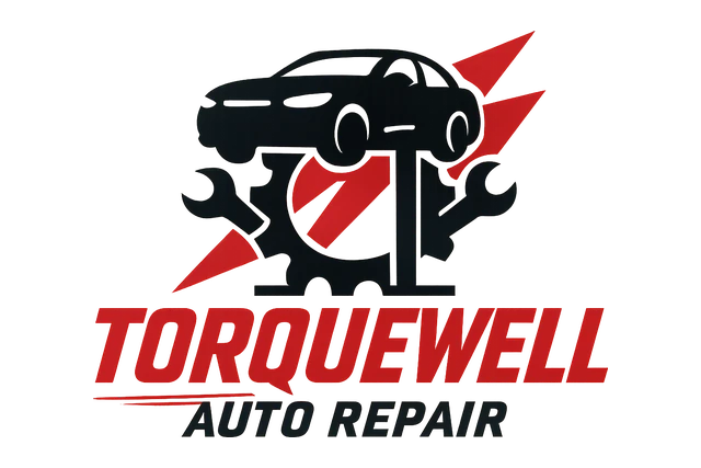 Auto Repair Custom Logo Decal: Torquewell Auto Repair Design