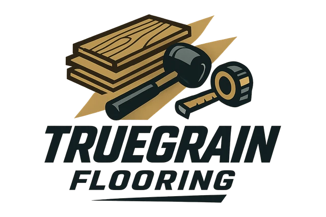 Flooring Custom Logo Decal: Truegrain Flooring Design