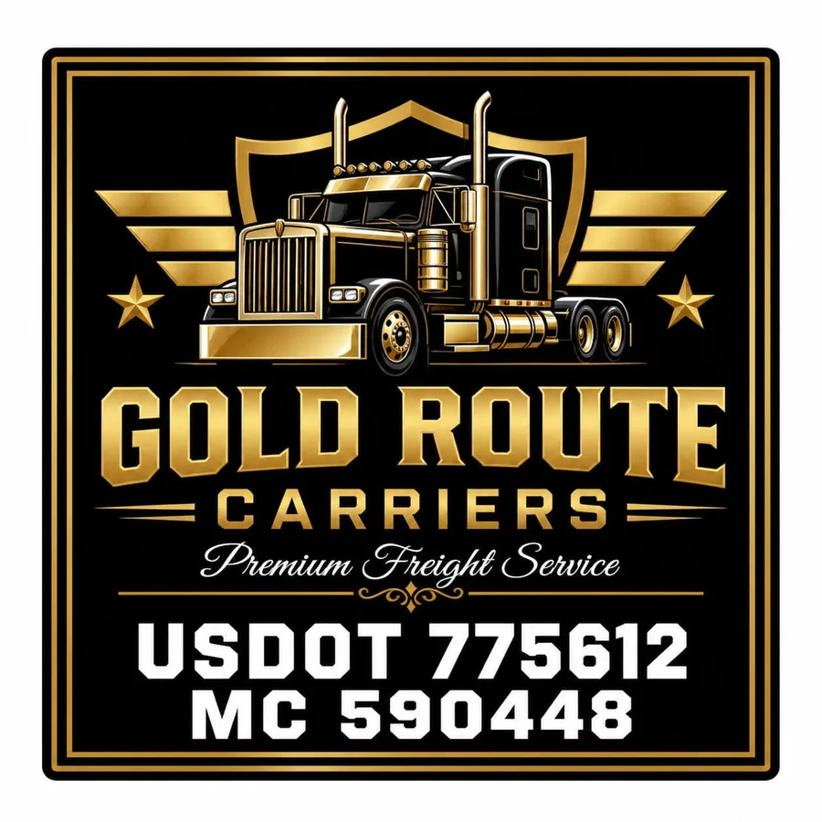 Gold Route Premium Gold & Black Door Decal Set: sample artwork