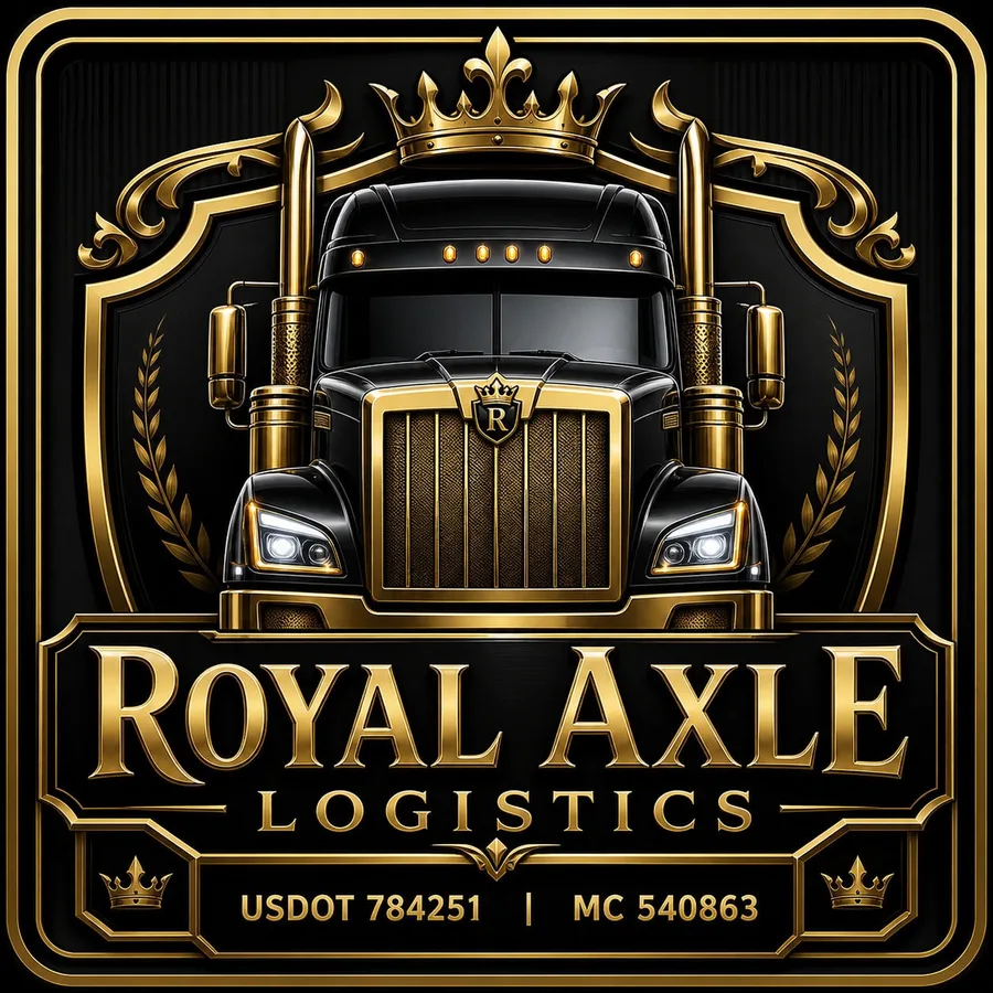 Royal Axle Gold Black Premium Door Decal Set: sample artwork