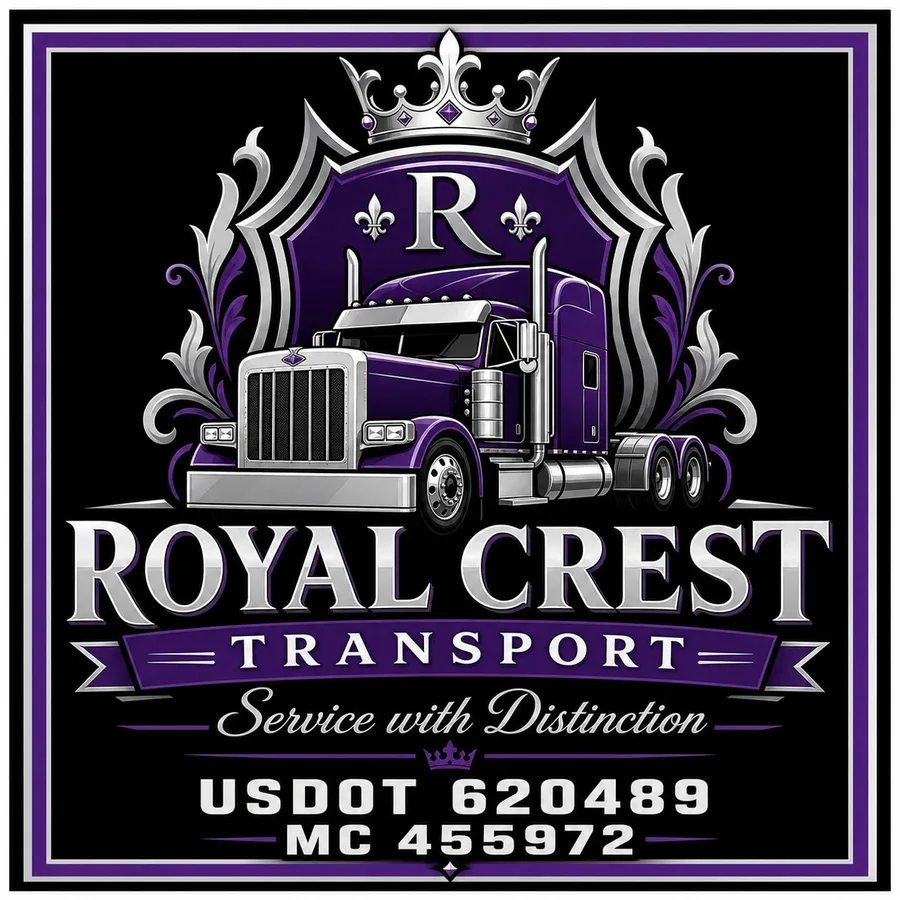 Royal Crest Purple & Silver Luxury Door Decal Set: sample artwork